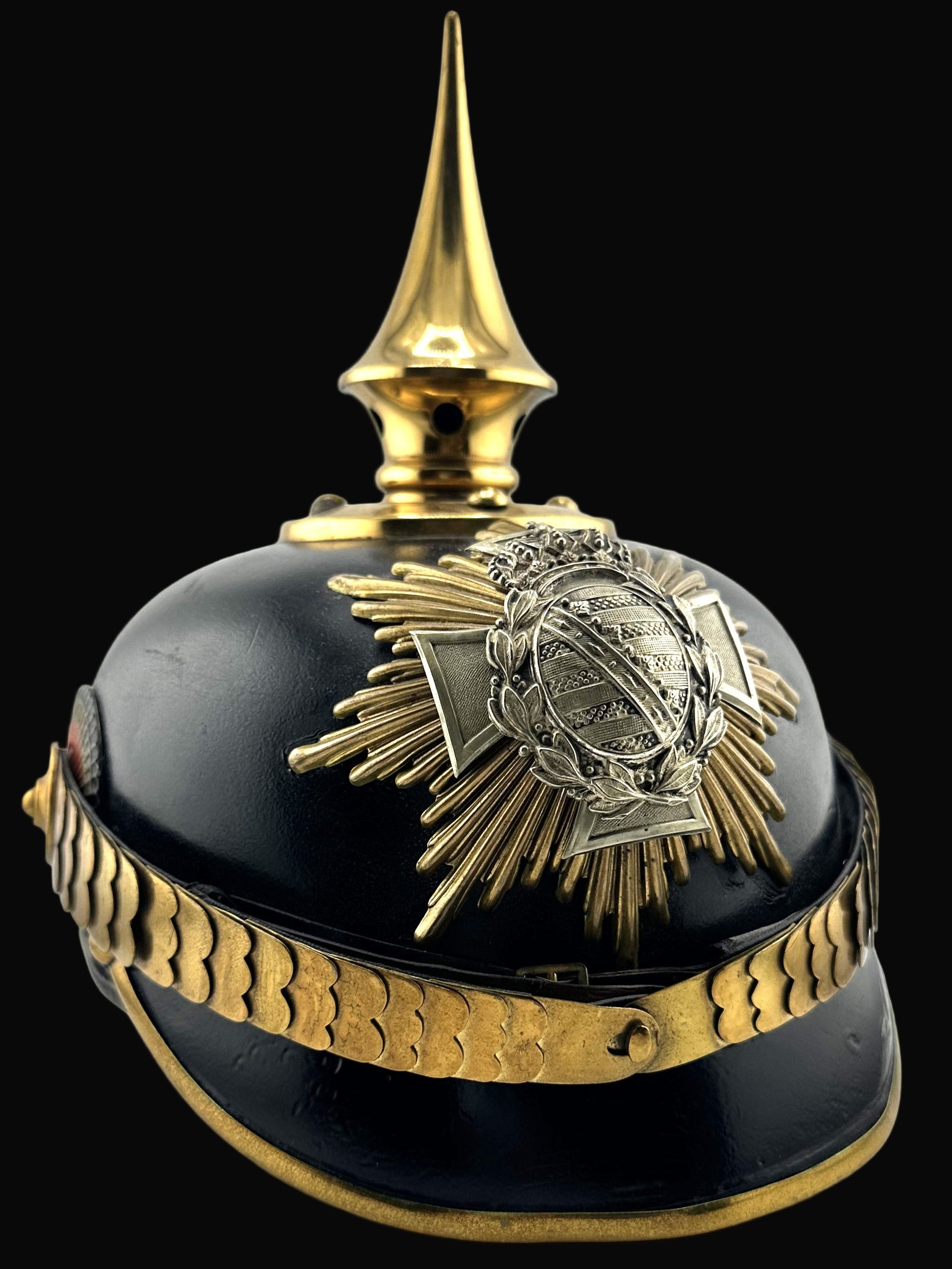 Saxony Pickelhaube - Reserve Senior NCO - Infanterie - Derrittmeister Militaria Group