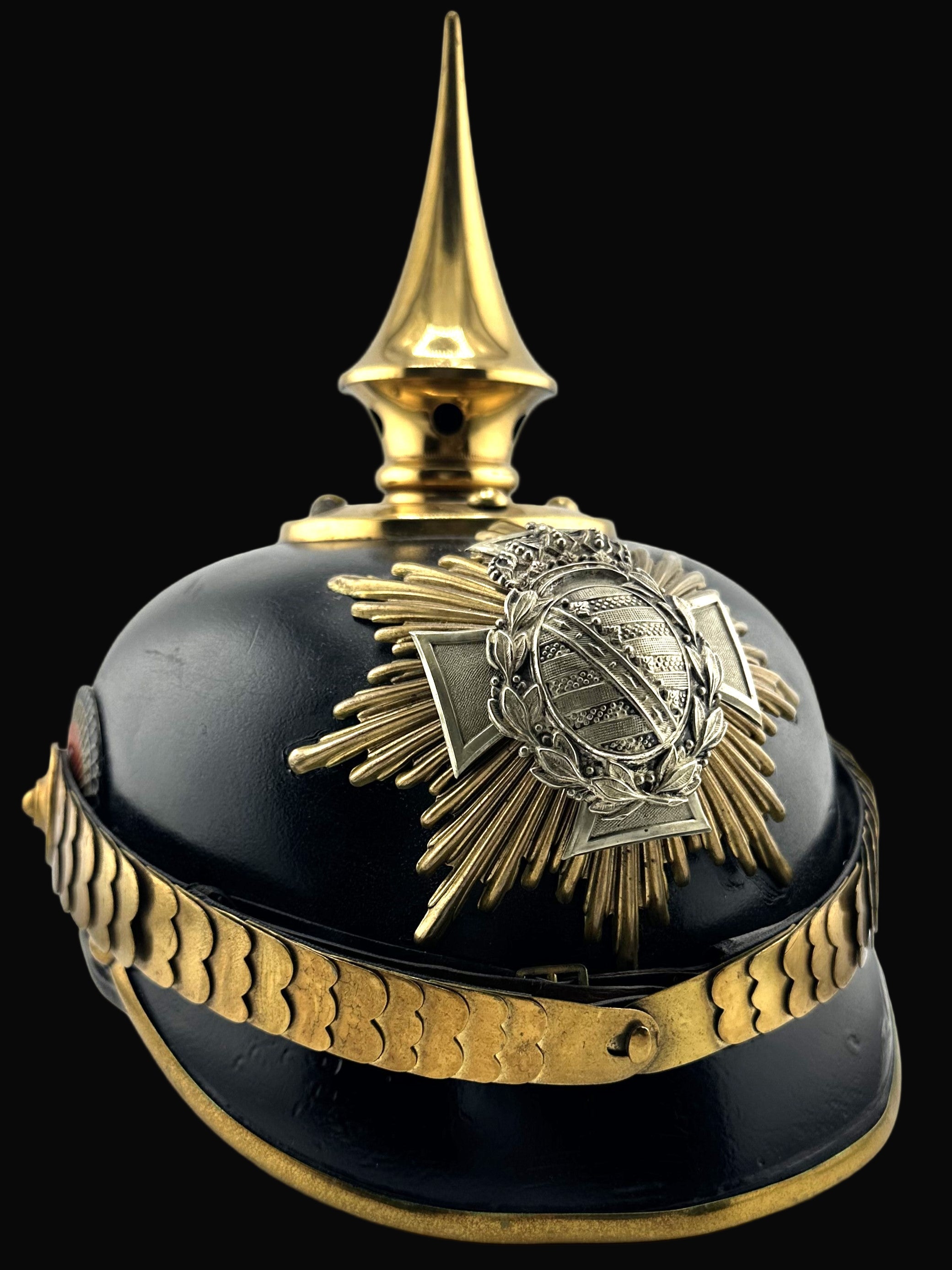 Saxony Pickelhaube - Reserve Senior NCO - Infanterie - Derrittmeister Militaria Group