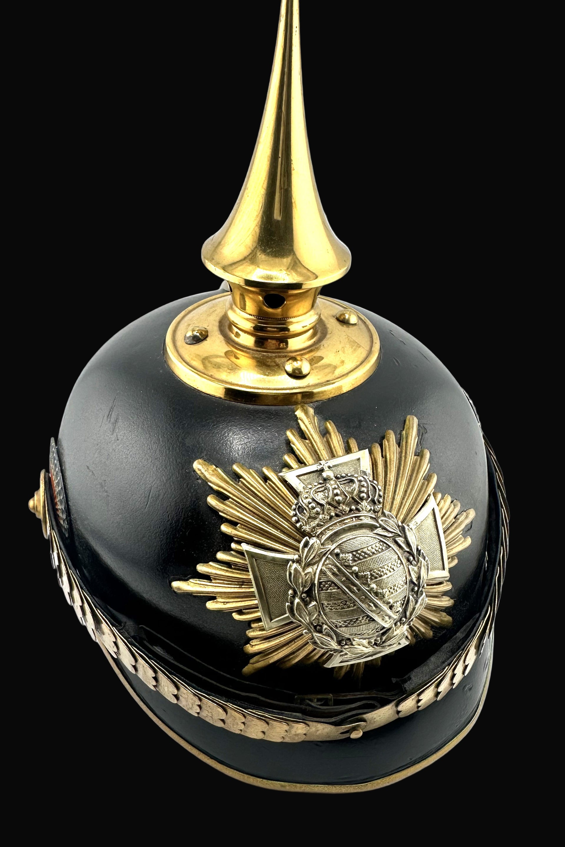 Saxony Pickelhaube - Reserve Senior NCO - Infanterie - Derrittmeister Militaria Group