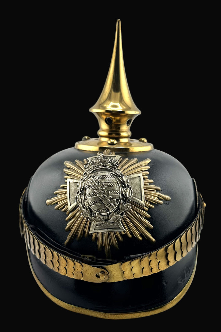Saxony Pickelhaube - Reserve Senior NCO - Infanterie - Derrittmeister Militaria Group