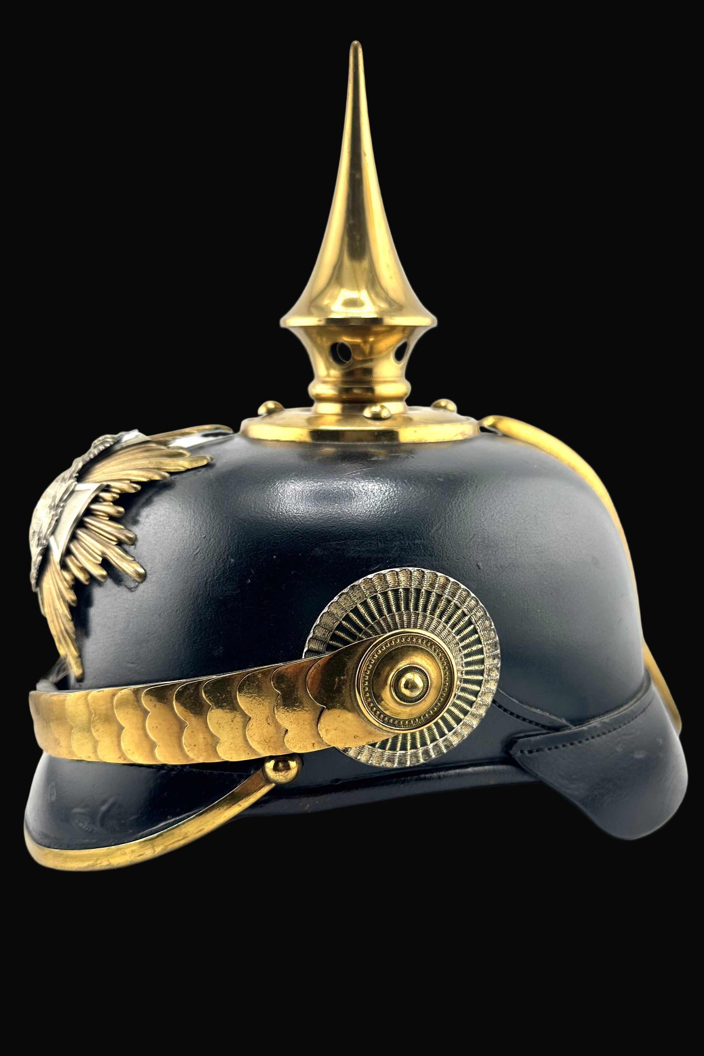 Saxony Pickelhaube - Reserve Senior NCO - Infanterie - Derrittmeister Militaria Group
