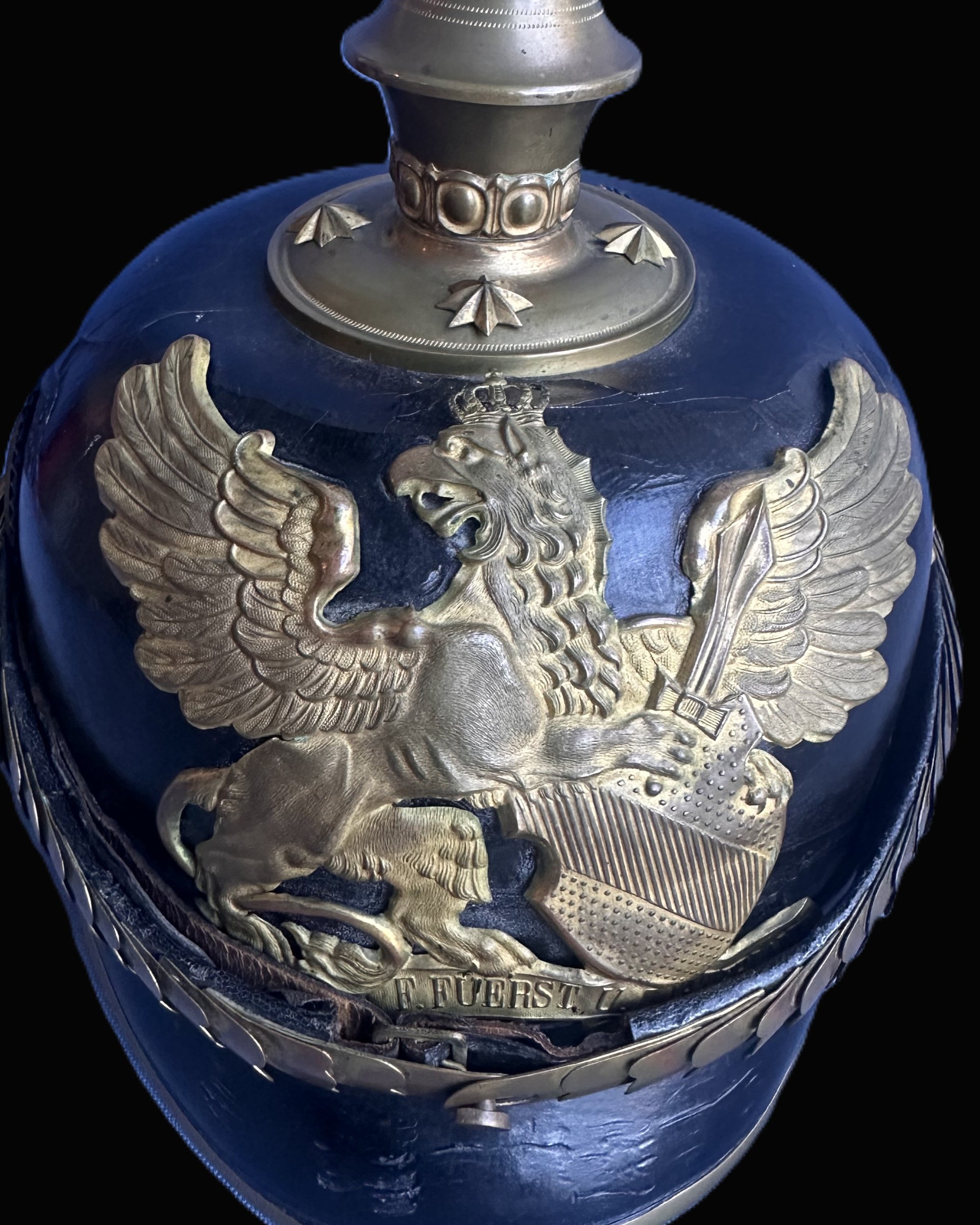 Baden Medical Officer Pickelhaube, Feldartillerie-Regt. Nr. 66, Dr. Siebert