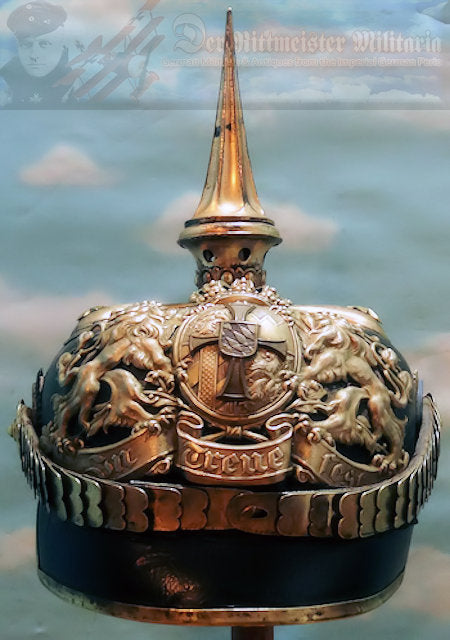 Bavaria Pickelhaube - Reserve Officer - Leib-Infanterie-Regiment - Derrittmeister Militaria Group