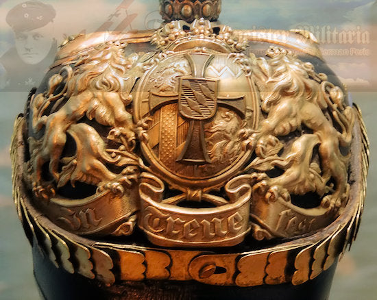 Bavaria Pickelhaube - Reserve Officer - Leib-Infanterie-Regiment - Derrittmeister Militaria Group