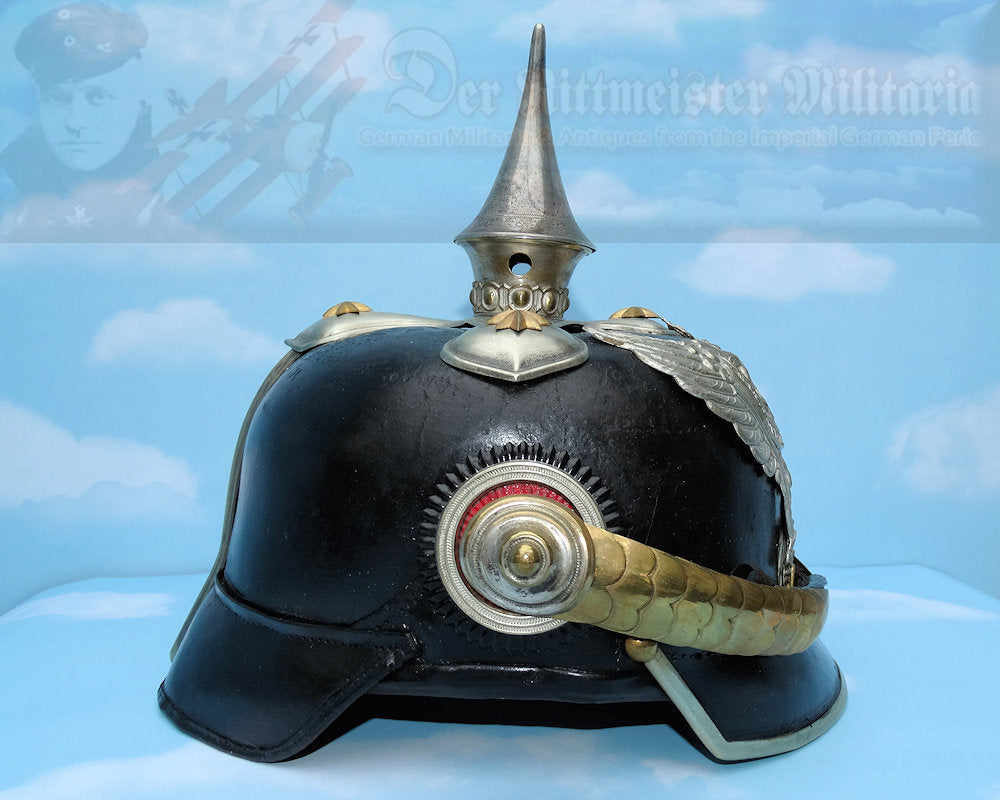 Prussia/Hannover Officer's Pickelhaube for Officer in Dragoner Rgt 16 - Derrittmeister Militaria Group
