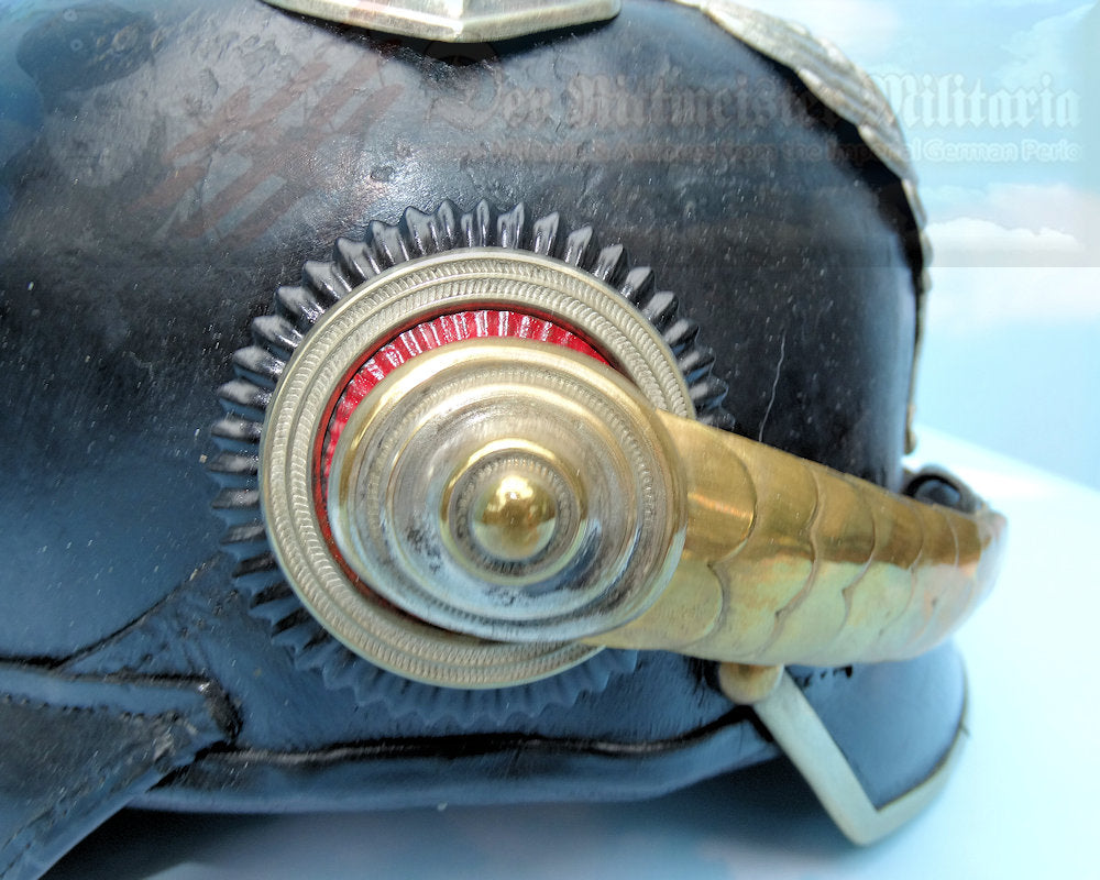 Prussia/Hannover Officer's Pickelhaube for Officer in Dragoner Rgt 16 - Derrittmeister Militaria Group