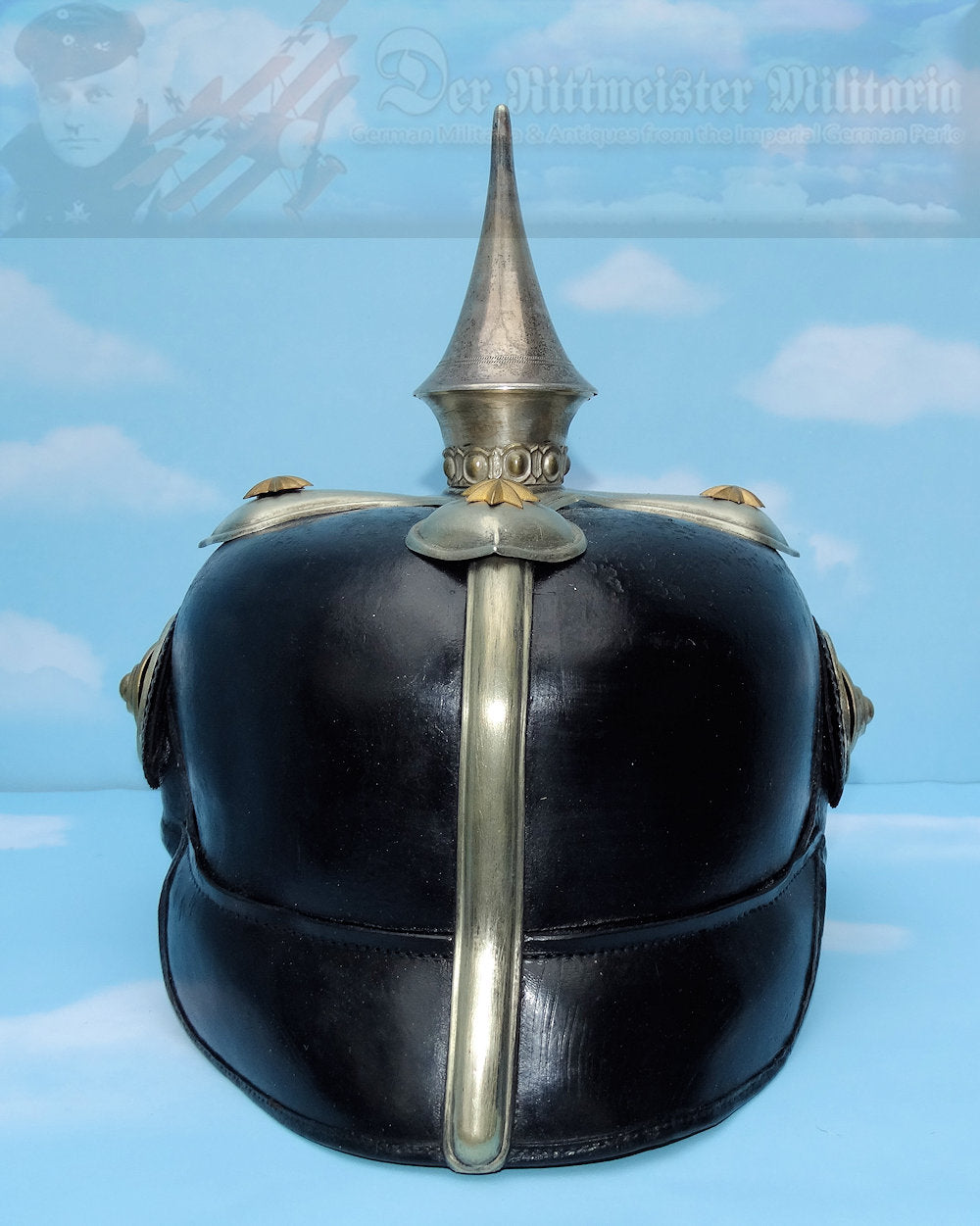 Prussia/Hannover Officer's Pickelhaube for Officer in Dragoner Rgt 16 - Derrittmeister Militaria Group