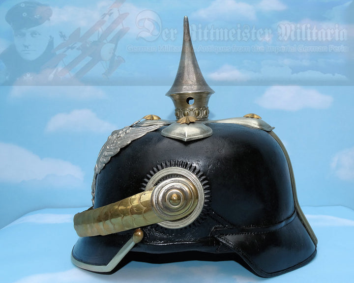 Prussia/Hannover Officer's Pickelhaube for Officer in Dragoner Rgt 16 - Derrittmeister Militaria Group