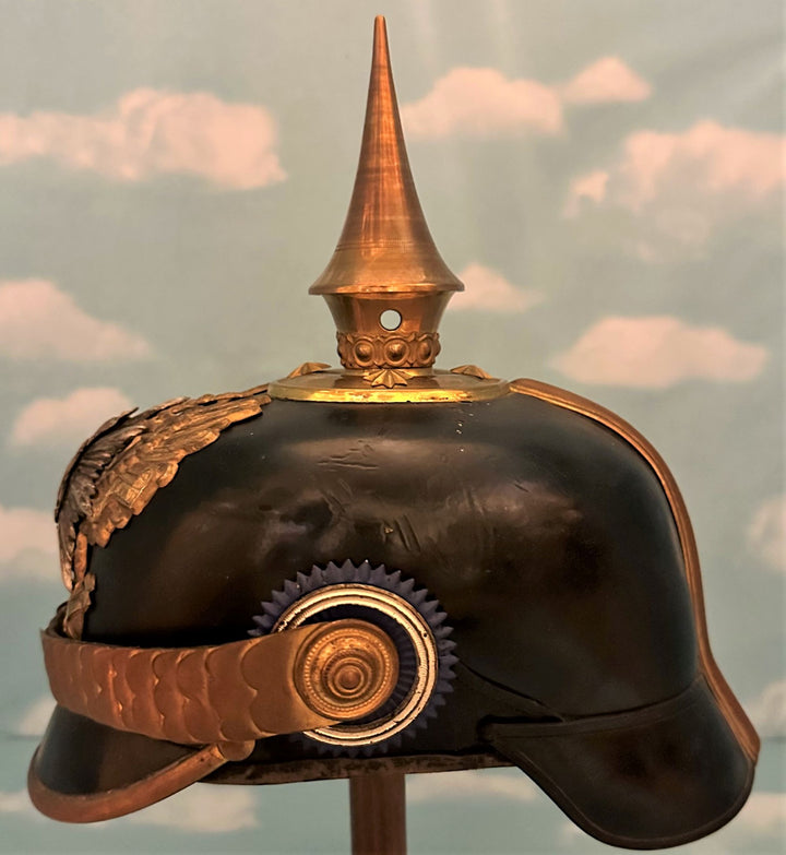Schwarzburg-Rudolstadt Reserve Infantry Officer Pickelhaube - Infanterie-Regiment Nr 96 - III Bataillone - Derrittmeister Militaria Group
