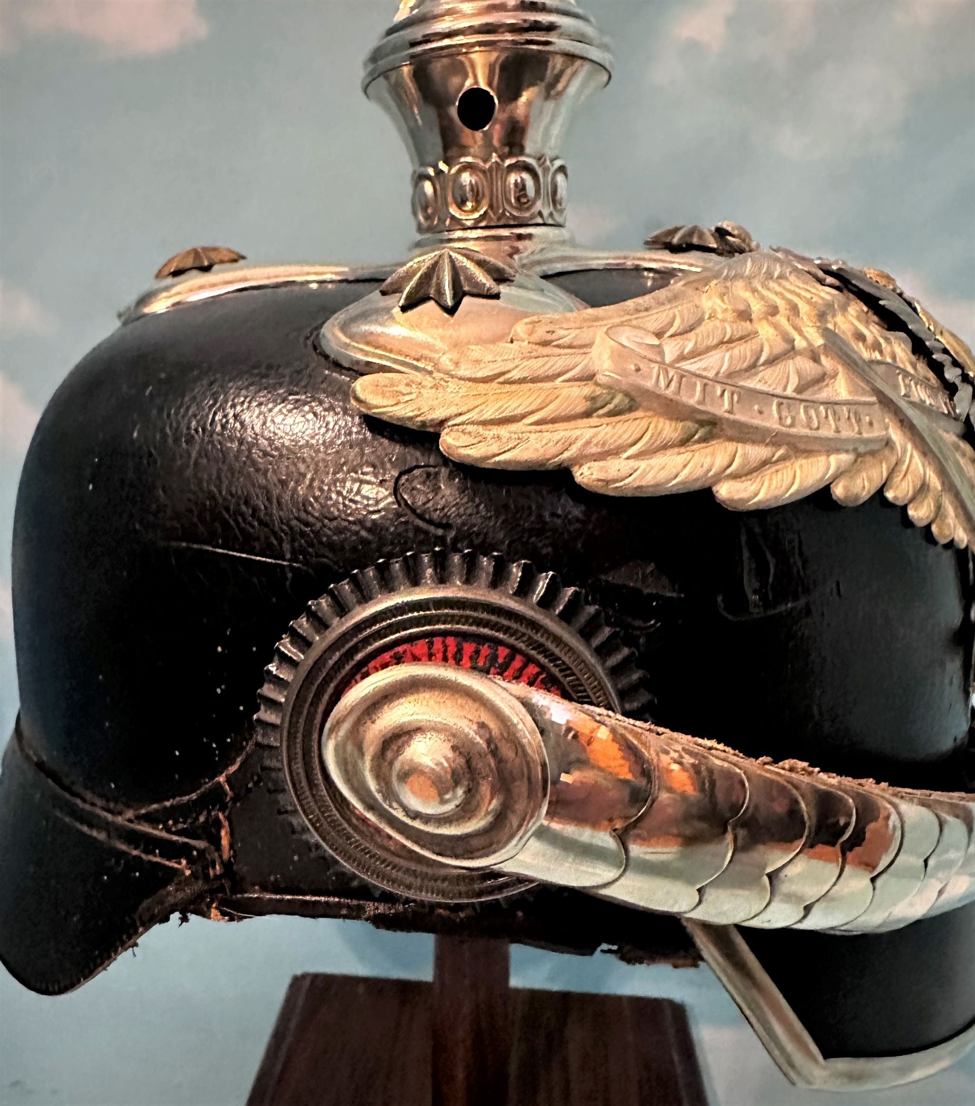 Reuss Pickelhaube / Spiked Helmet Flügel Adjutant to the Younger Reuss prince - Derrittmeister Militaria Group