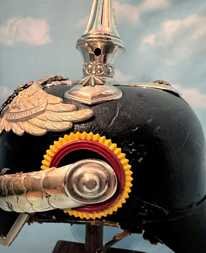 Reuss Pickelhaube / Spiked Helmet Flügel Adjutant to the Younger Reuss prince - Derrittmeister Militaria Group