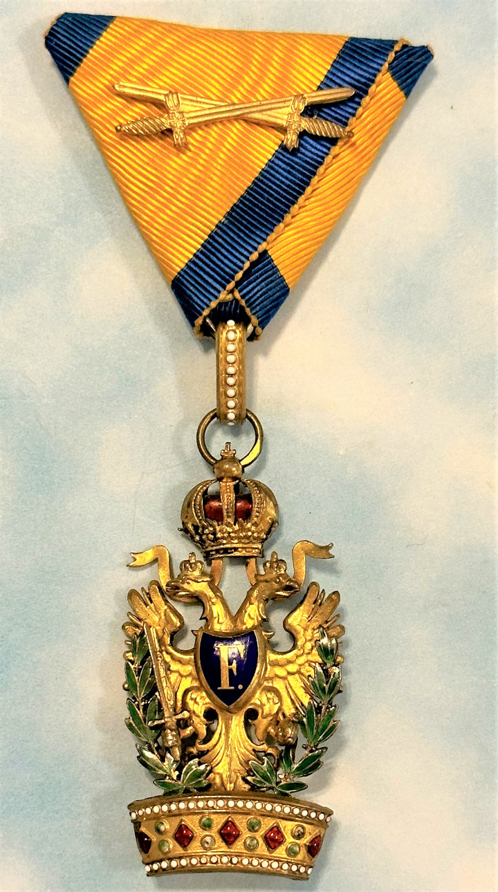 1917-1918 Austrian Order of the Iron Crown; 3rd Class - Embodying Timeless Valor and Distinction - Derrittmeister Militaria Group