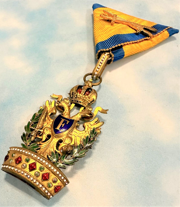 1917-1918 Austrian Order of the Iron Crown; 3rd Class - Embodying Timeless Valor and Distinction - Derrittmeister Militaria Group