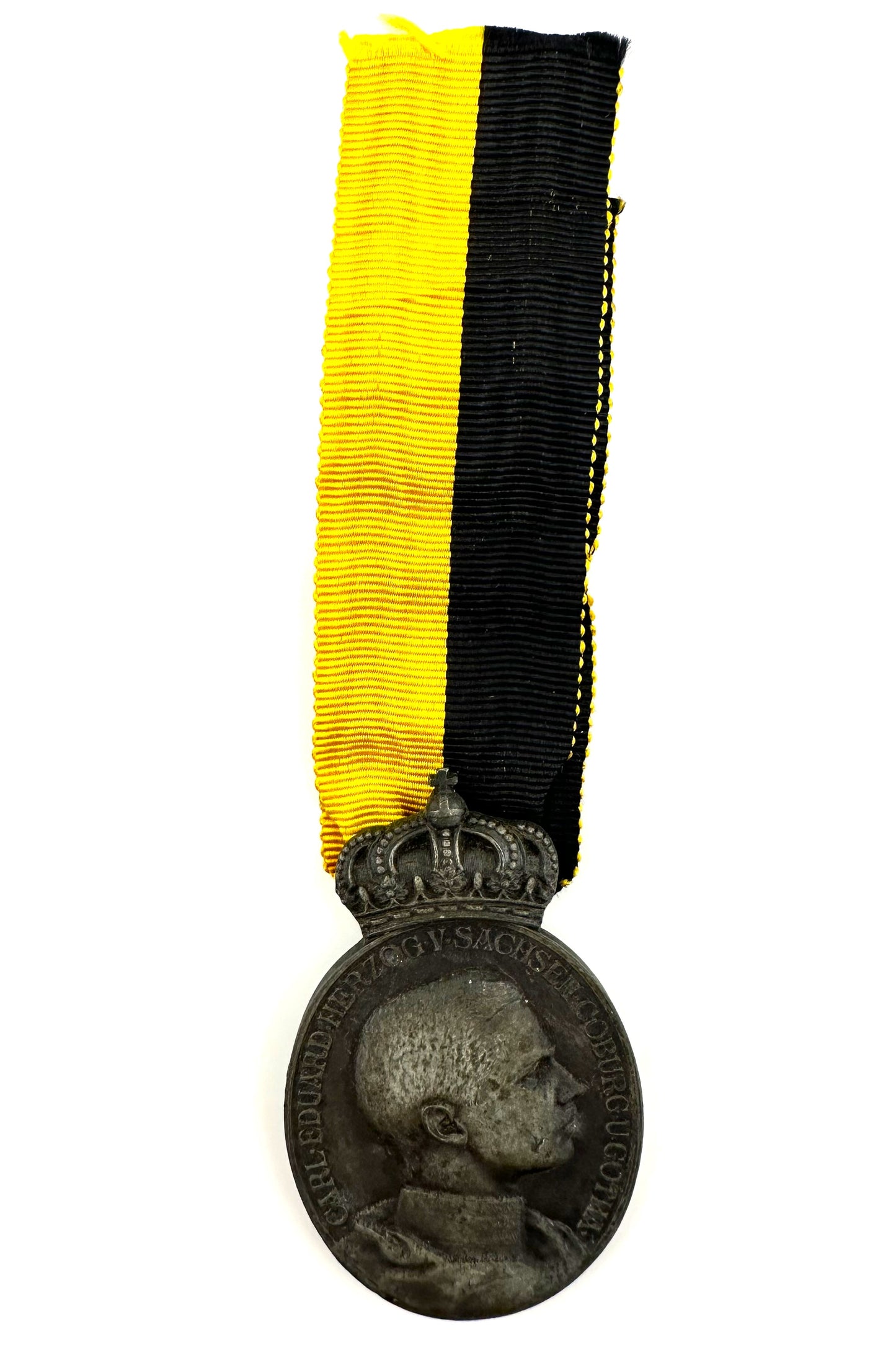 Saxe-Coburg Gotha Carl Eduard Oval Medal - Derrittmeister Militaria Group