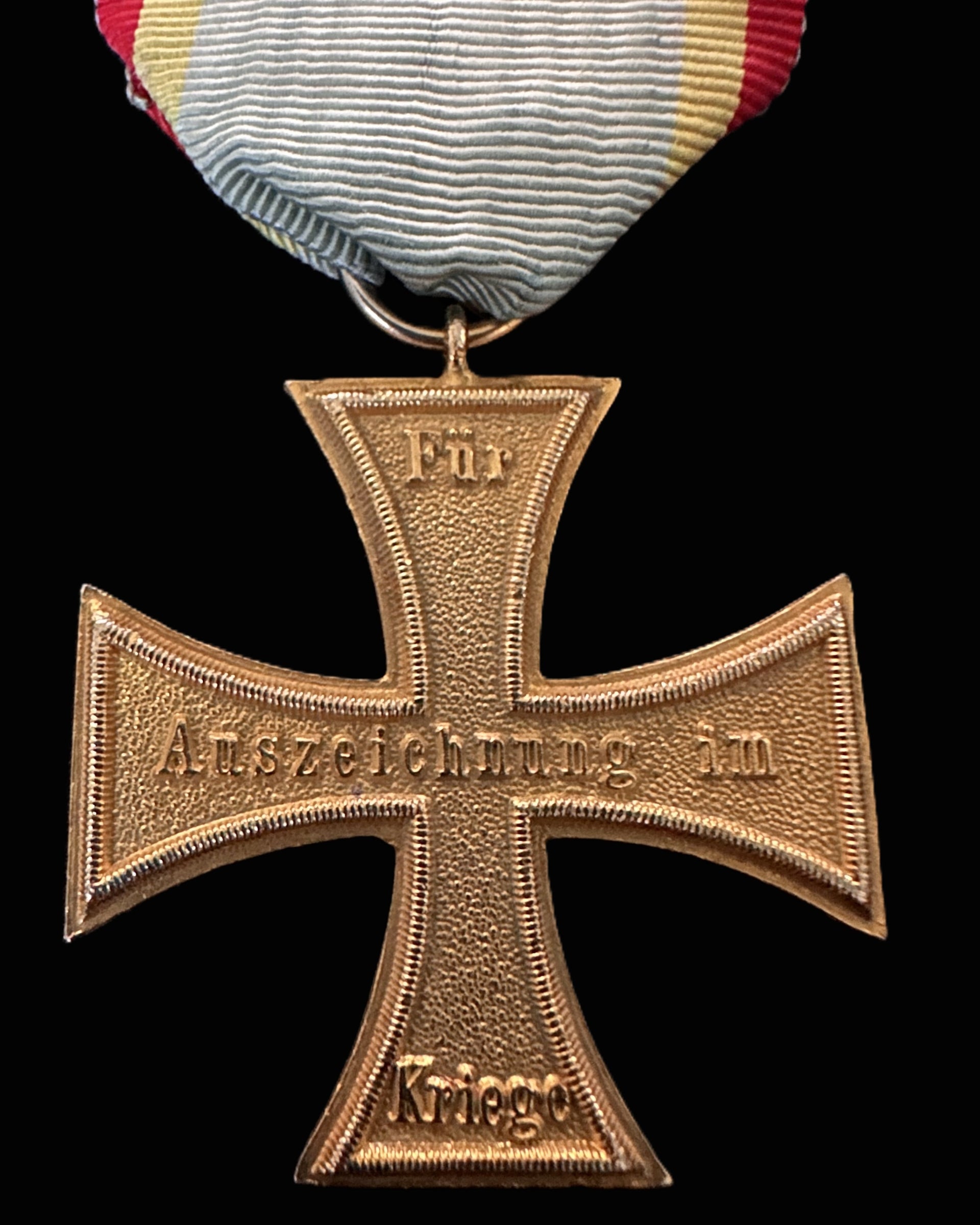 Saxe-Weimar War Merit Cross with Original Ribbon – 1914–1918 Issue