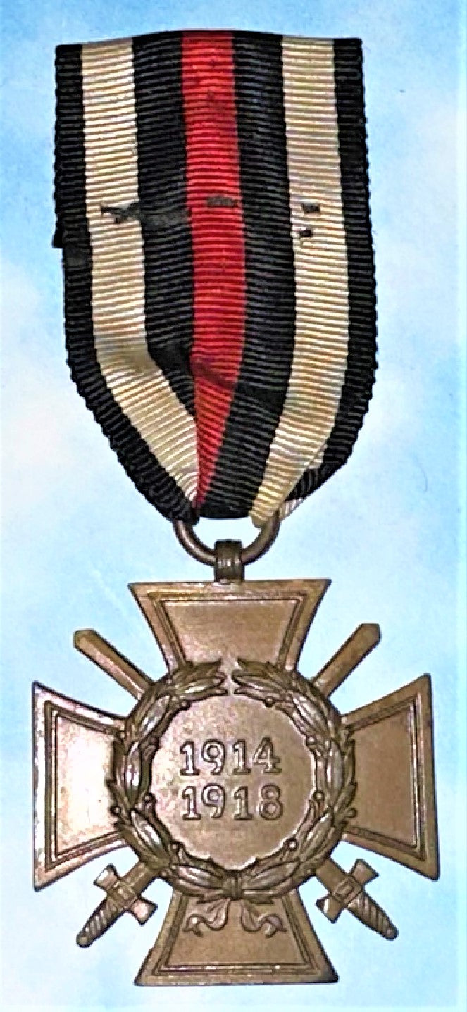 Ehrenkreuz des Weltkrieges - German World War I Honor Cross with Award Document - Derrittmeister Militaria Group