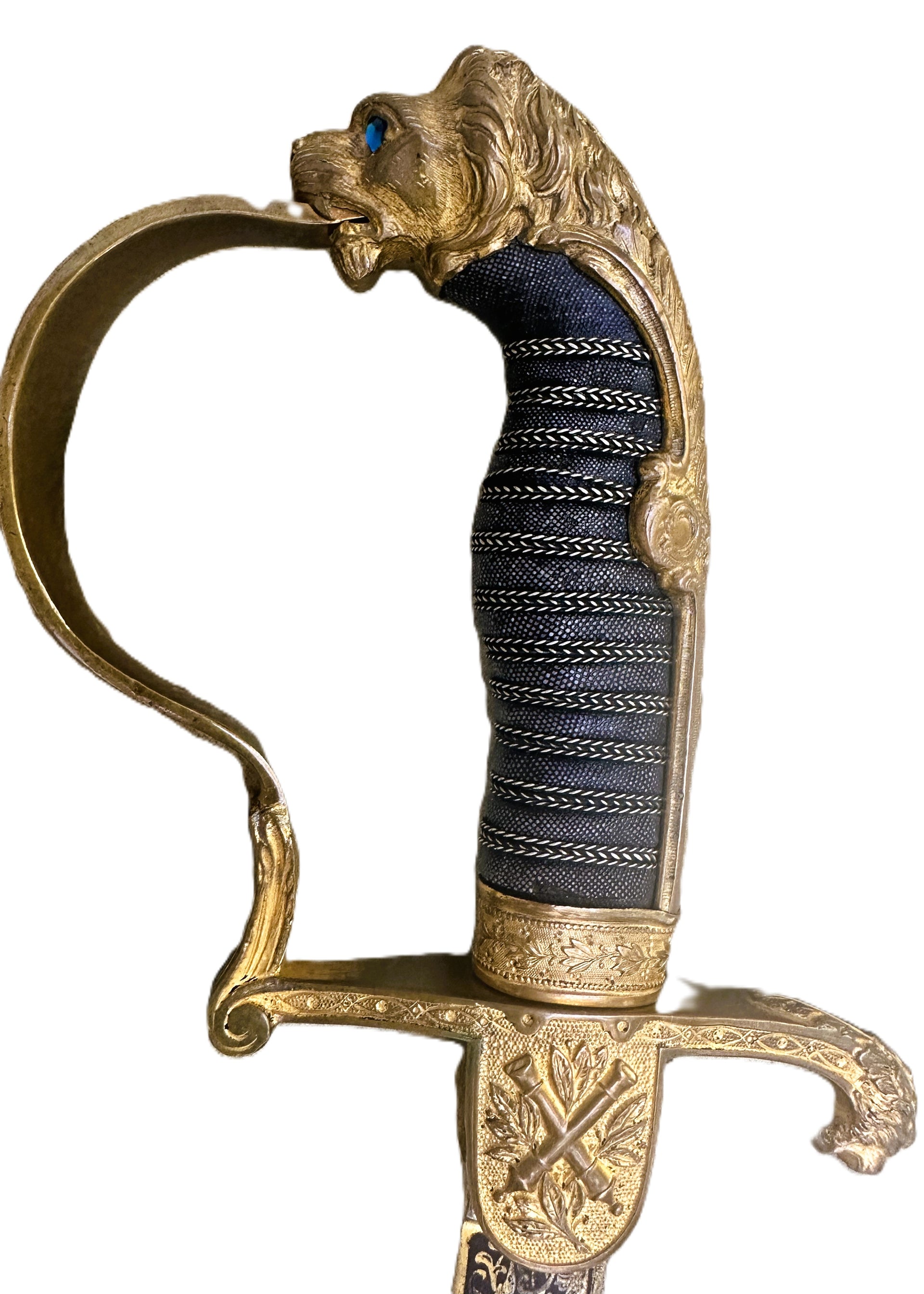 PRUSSIA – PRESENTATION SWORD – LION'S HEAD – 1. POSENSCHES FELD-ARTILLERIE-REGIMENT NR 20