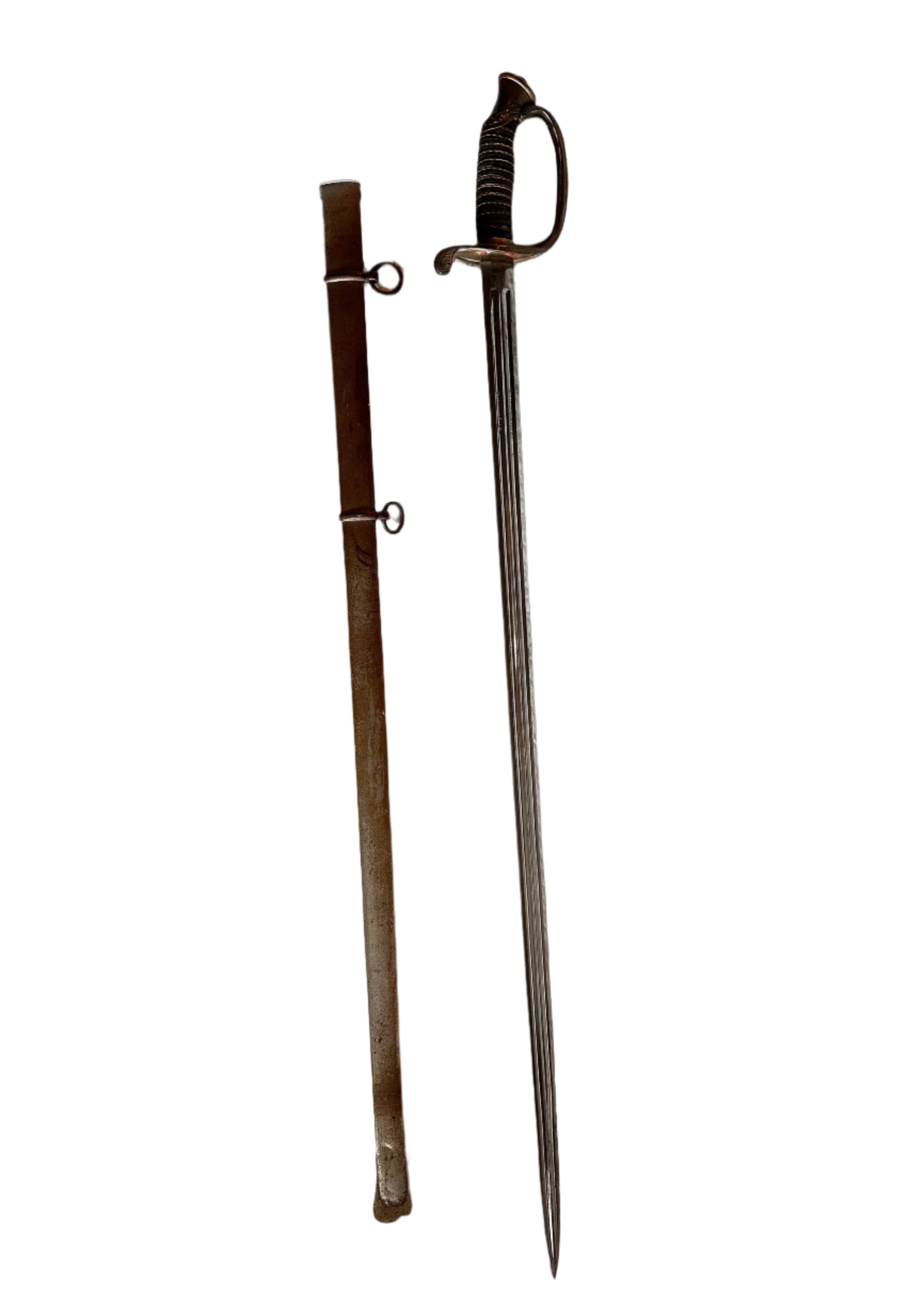 Saxon Infantry Officer’s Degen Model 1867 with Scabbard