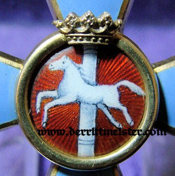 Braunschweig Henry Lion Oder - Officers Cross Pin - Derrittmeister Militaria Group