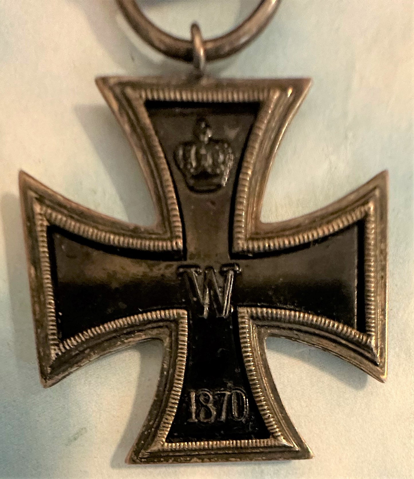 German 1870 Iron Cross 2nd Class Prinzengroße with 25 year oak leaves - Derrittmeister Militaria Group