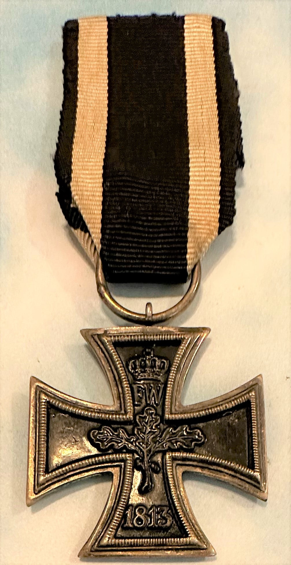 German 1870 Iron Cross 2nd Class Prinzengroße with 25 year oak leaves - Derrittmeister Militaria Group