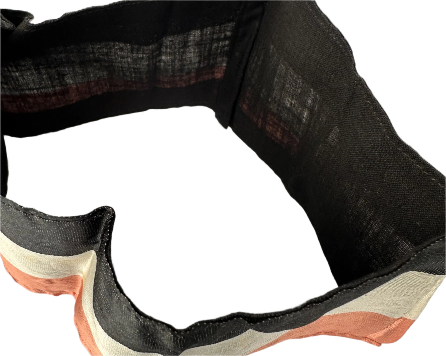 Imperial German Black-White-Red Silk Armband – WWI Patriotic Wear