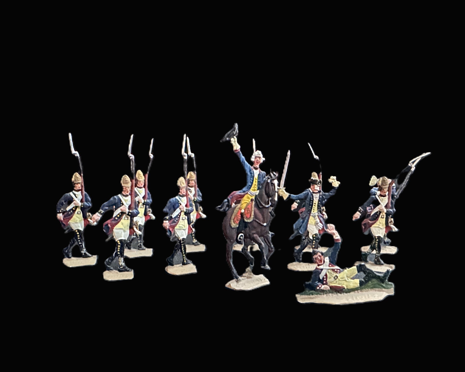 Prussian Seven Years’ War Soldier Set – Hand-Painted Miniatures by Scholtz and Spiro