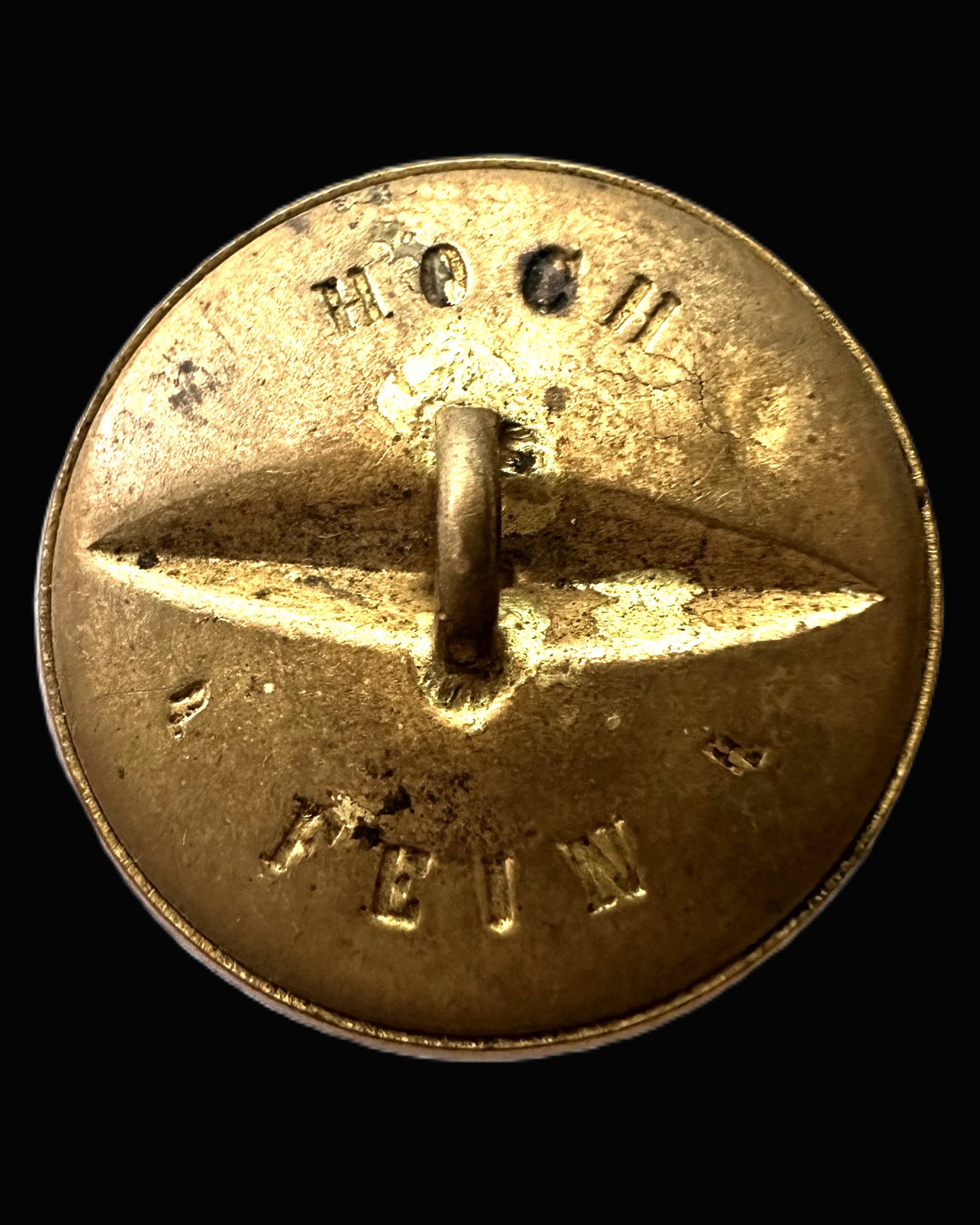 Imperial German Naval Button – Manufacturer Marked "MOGUL" and "FEIN"