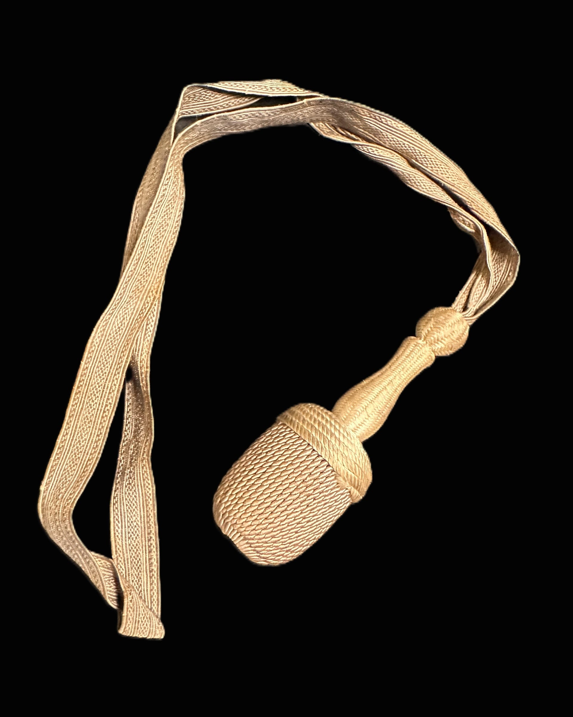 Imperial German Officer’s Portepee – Silver Bullion with Gilt Accents