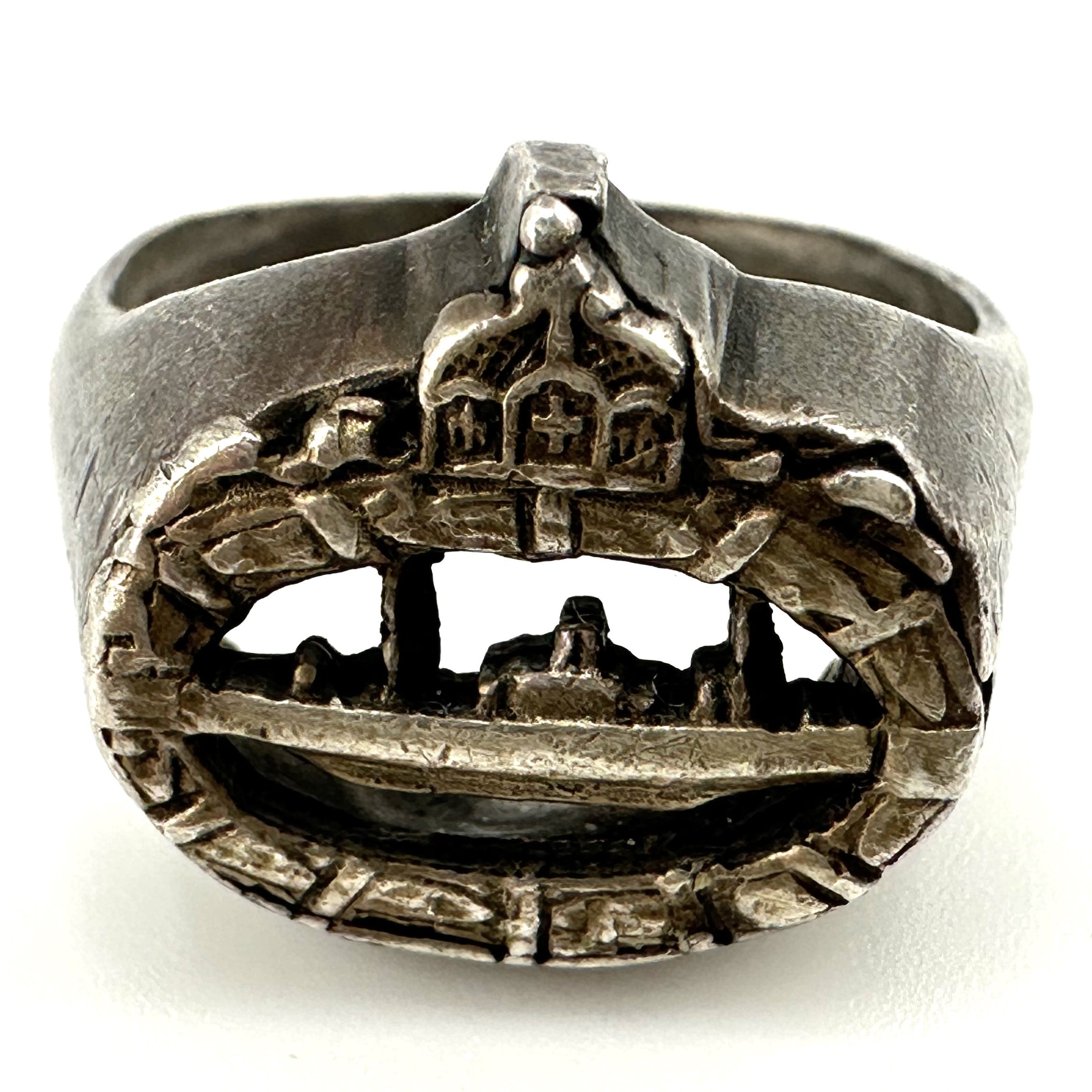 Patriotic U-Boot Badge Ring - Derrittmeister Militaria Group