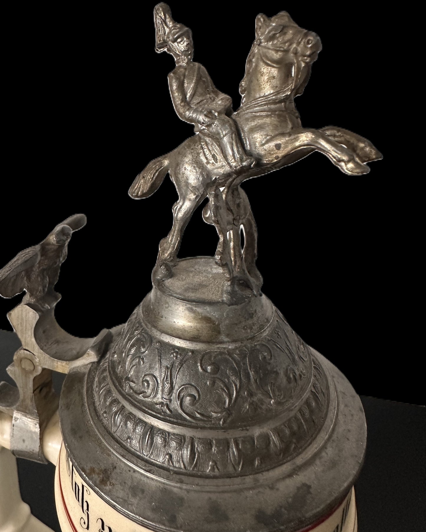 German Cavalry Regimental Beer Stein (1896-1897)