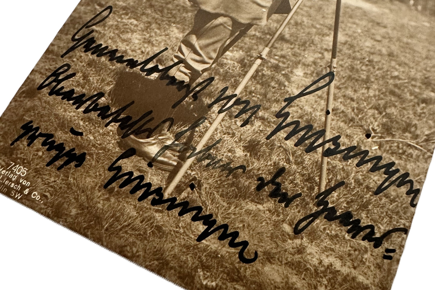 Autographed Postcard of General von Linsingen