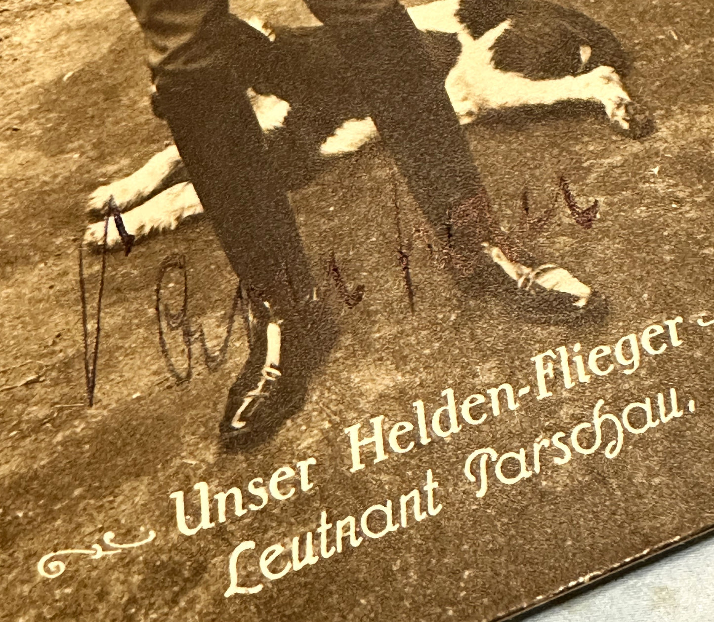 Autographed Sanke Card Nr 380 - Leutnant Otto Parschau - Derrittmeister Militaria Group