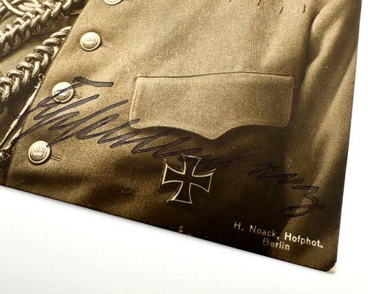 Autographed Postcard - Karl von Plettenberg - Derrittmeister Militaria Group