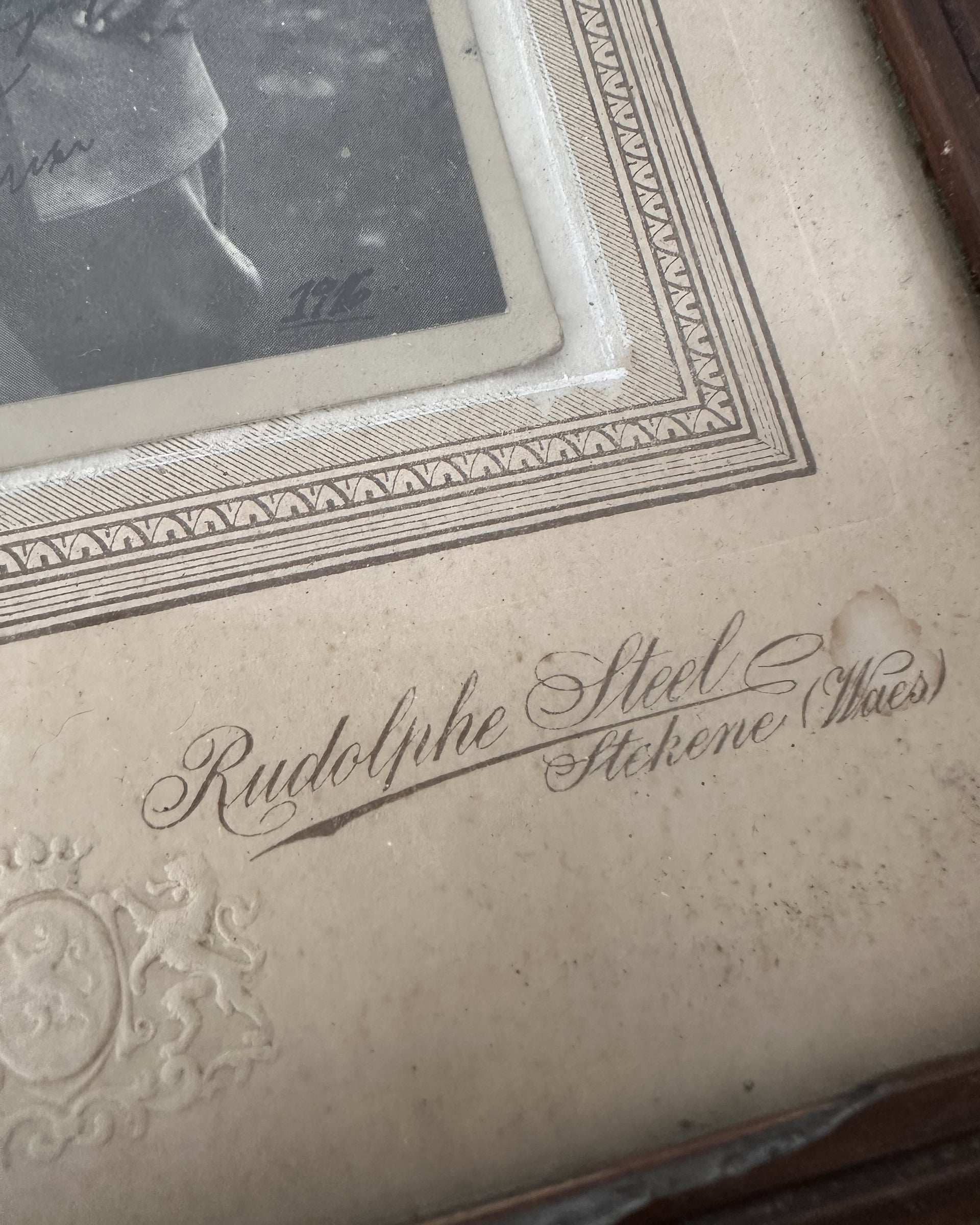 WWI Imperial German Framed Photograph of Hauptmann Oswald Boelcke – Signed; Dated 1916