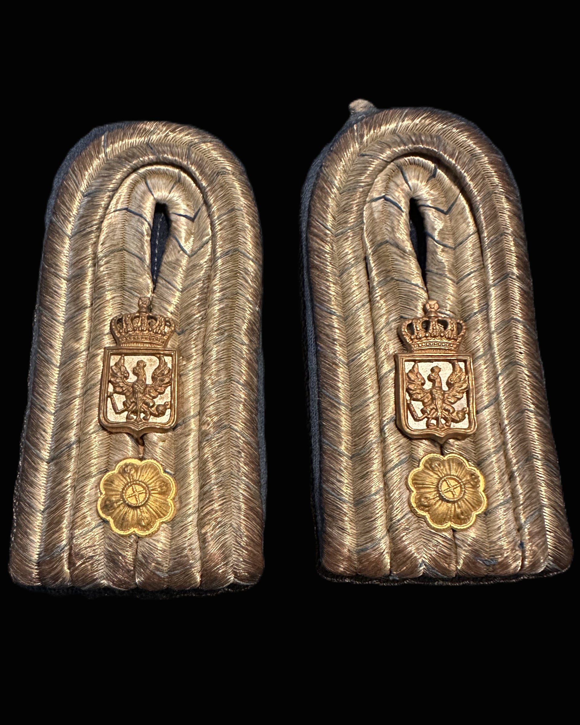 Bavarian Government Official’s Shoulder Boards (Pair)