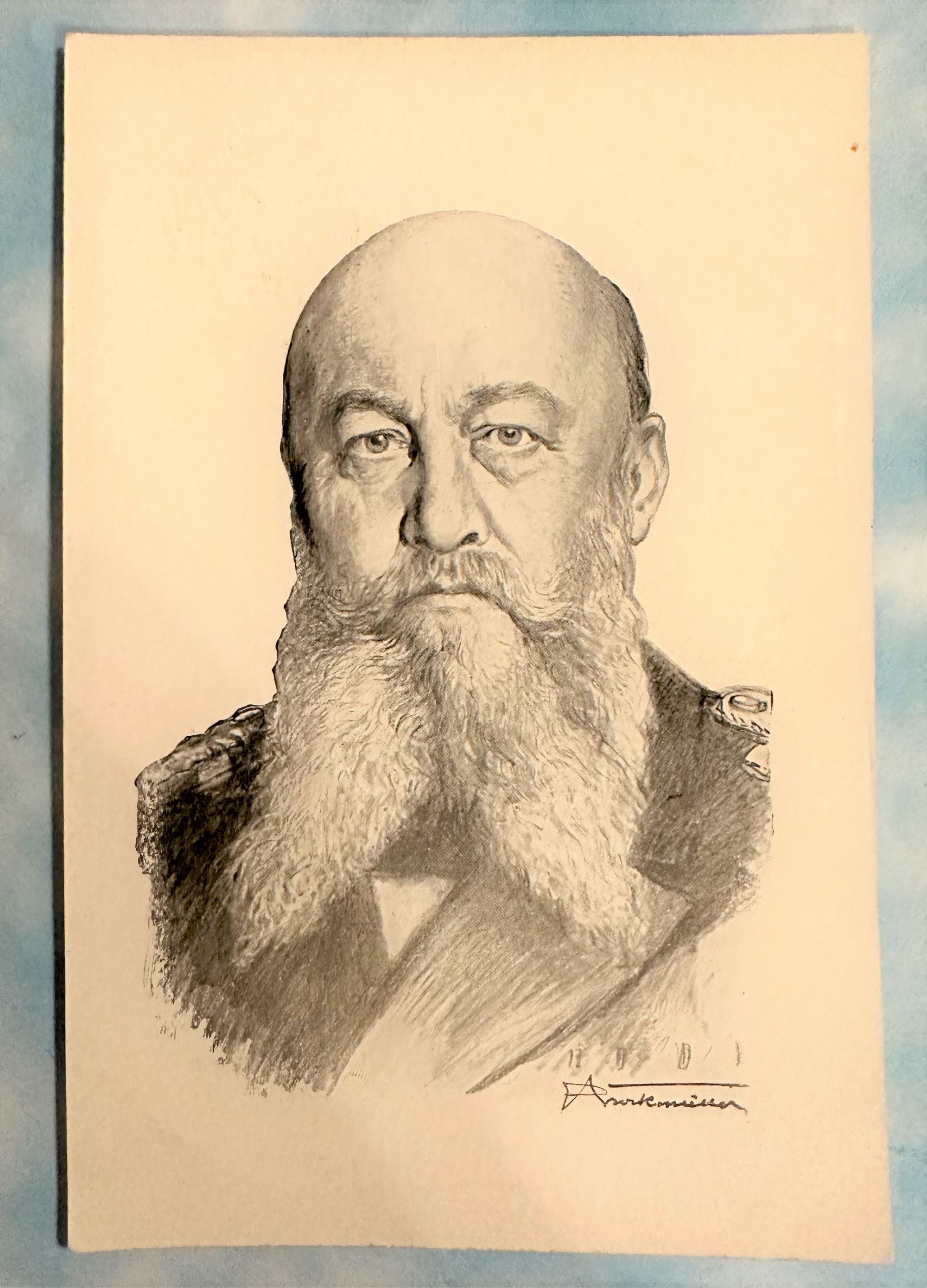 Historical Grouping: Admiral Alfred von Tirpitz - Rare Shoulder Board and Letter - Derrittmeister Militaria Group