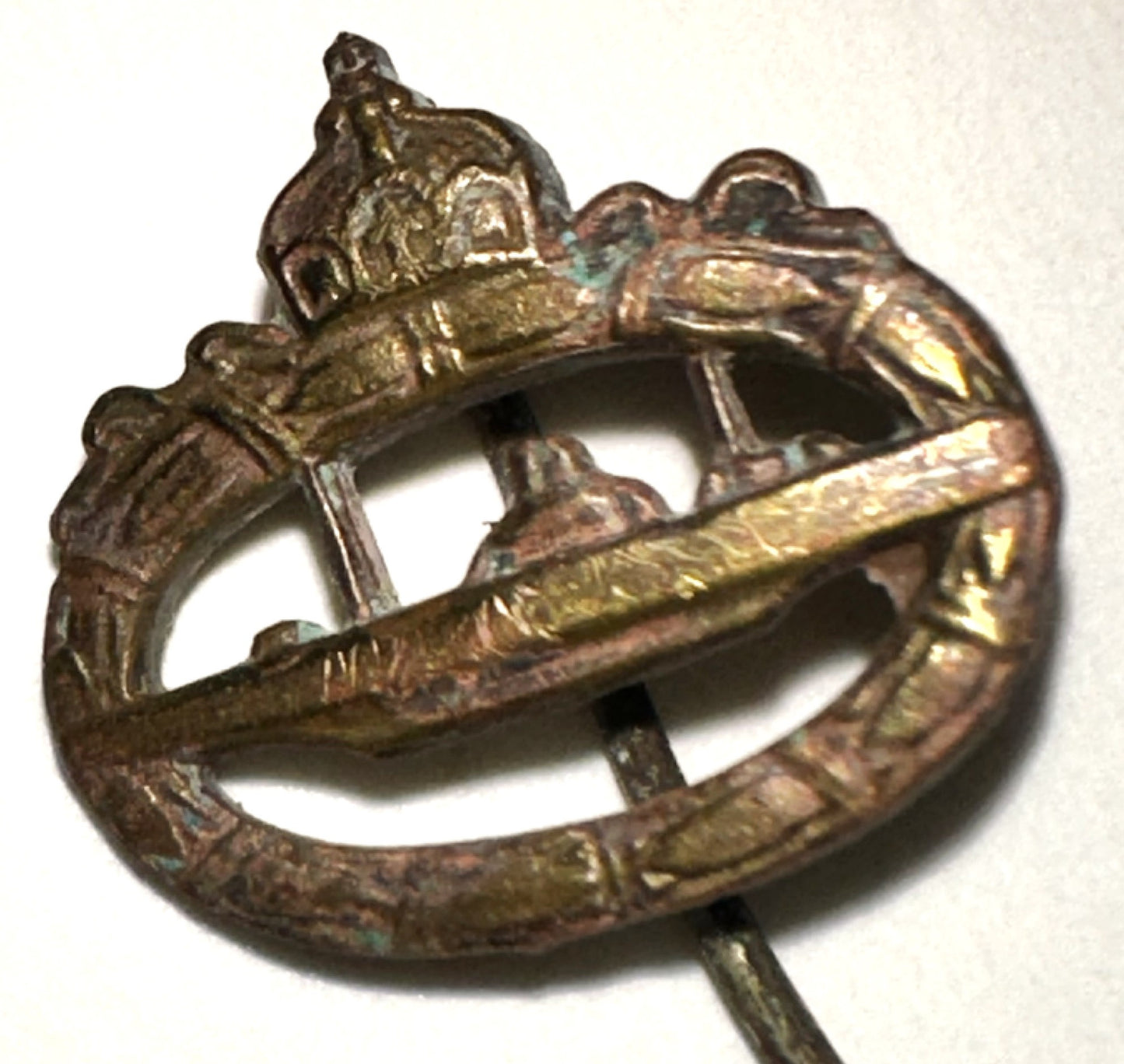 German U-Boot Badge Stickpin - Derrittmeister Militaria Group