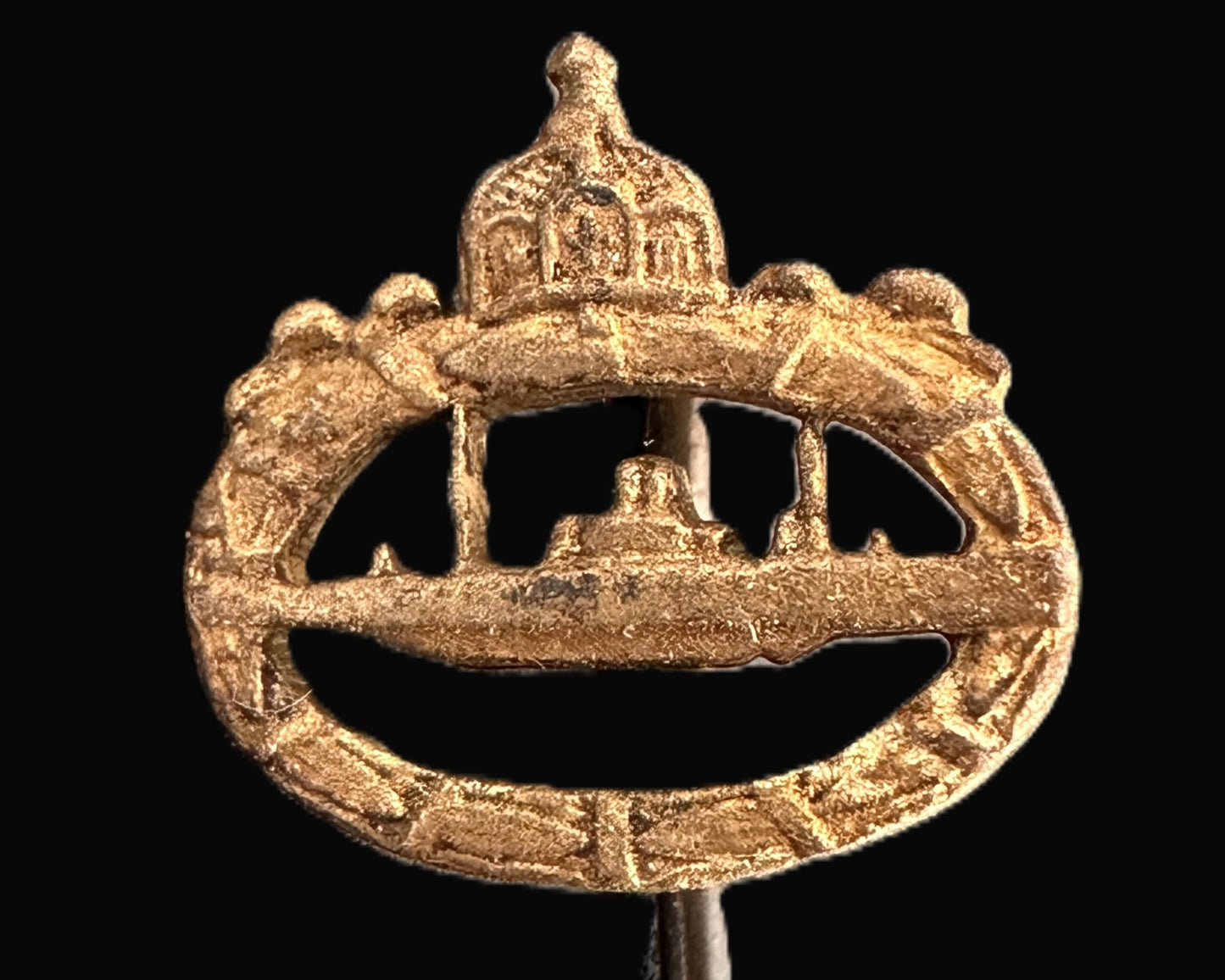 WWI German U-Boat War Badge Miniature Stickpin