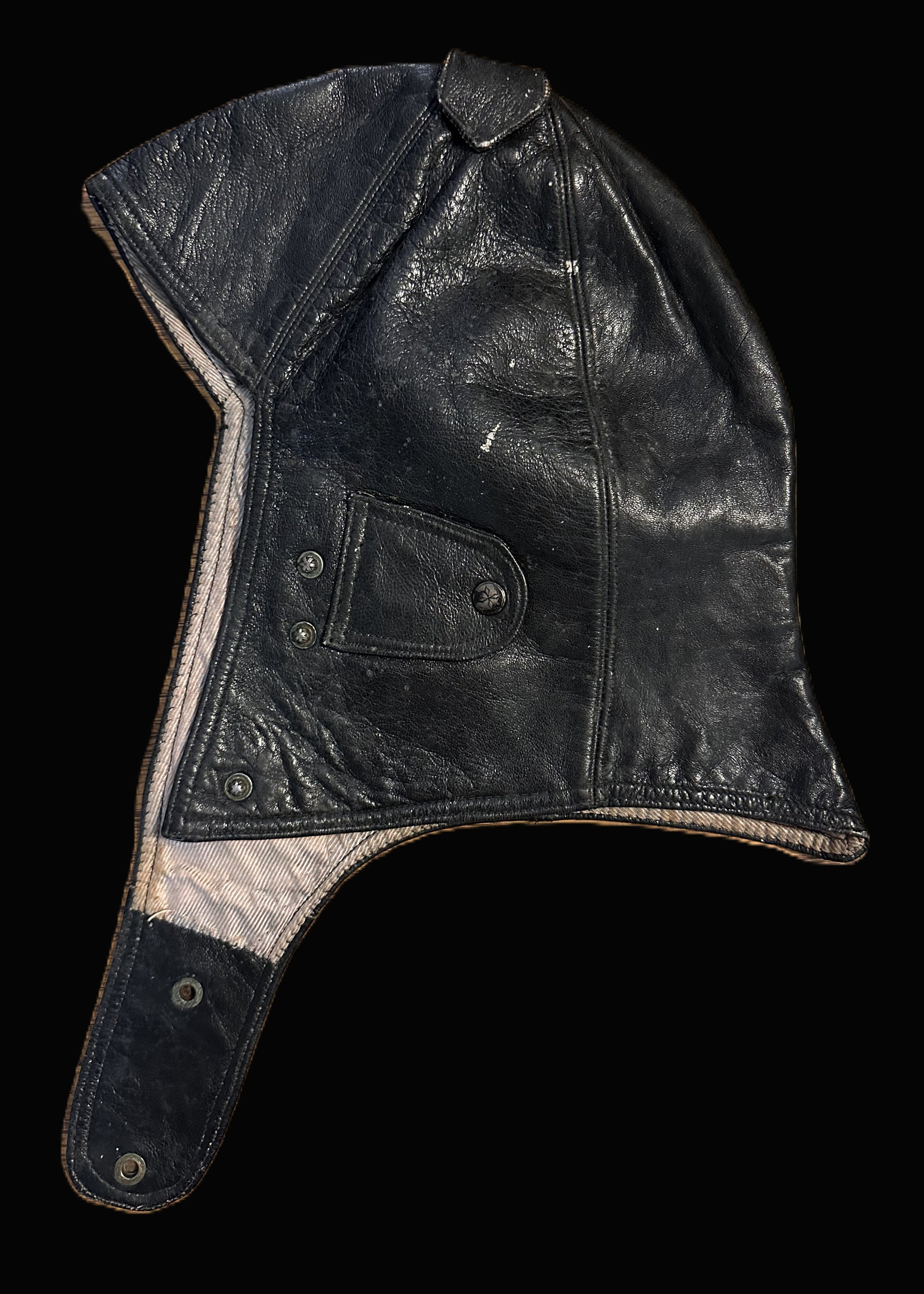 WWI German Aviator's Leather Flight Helmet – Fliegertruppen Issue