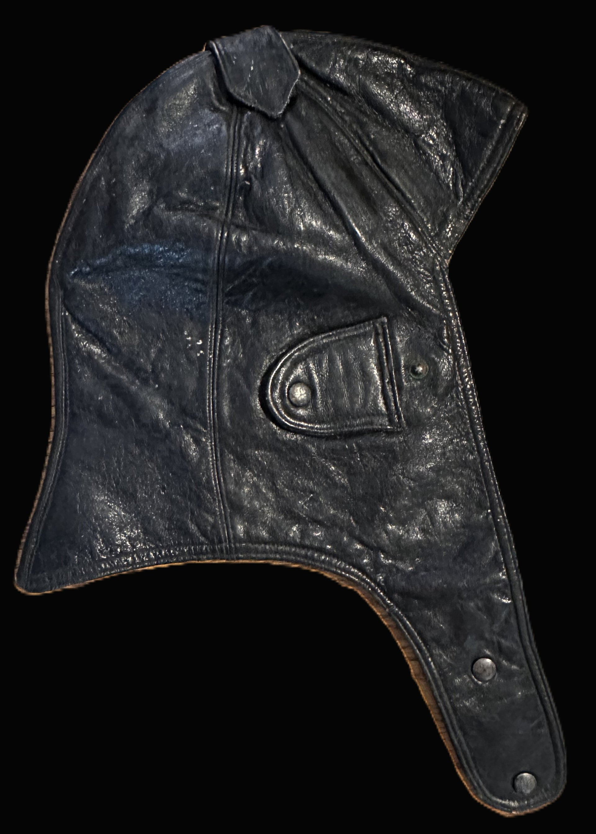 WWI German Aviator's Leather Flight Helmet – Fliegertruppen Issue