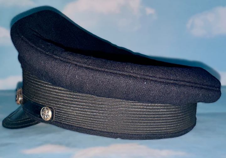 Imperial German Navy Deck Officer Visor Cap - Winter Version - Zeppelin - Derrittmeister Militaria Group