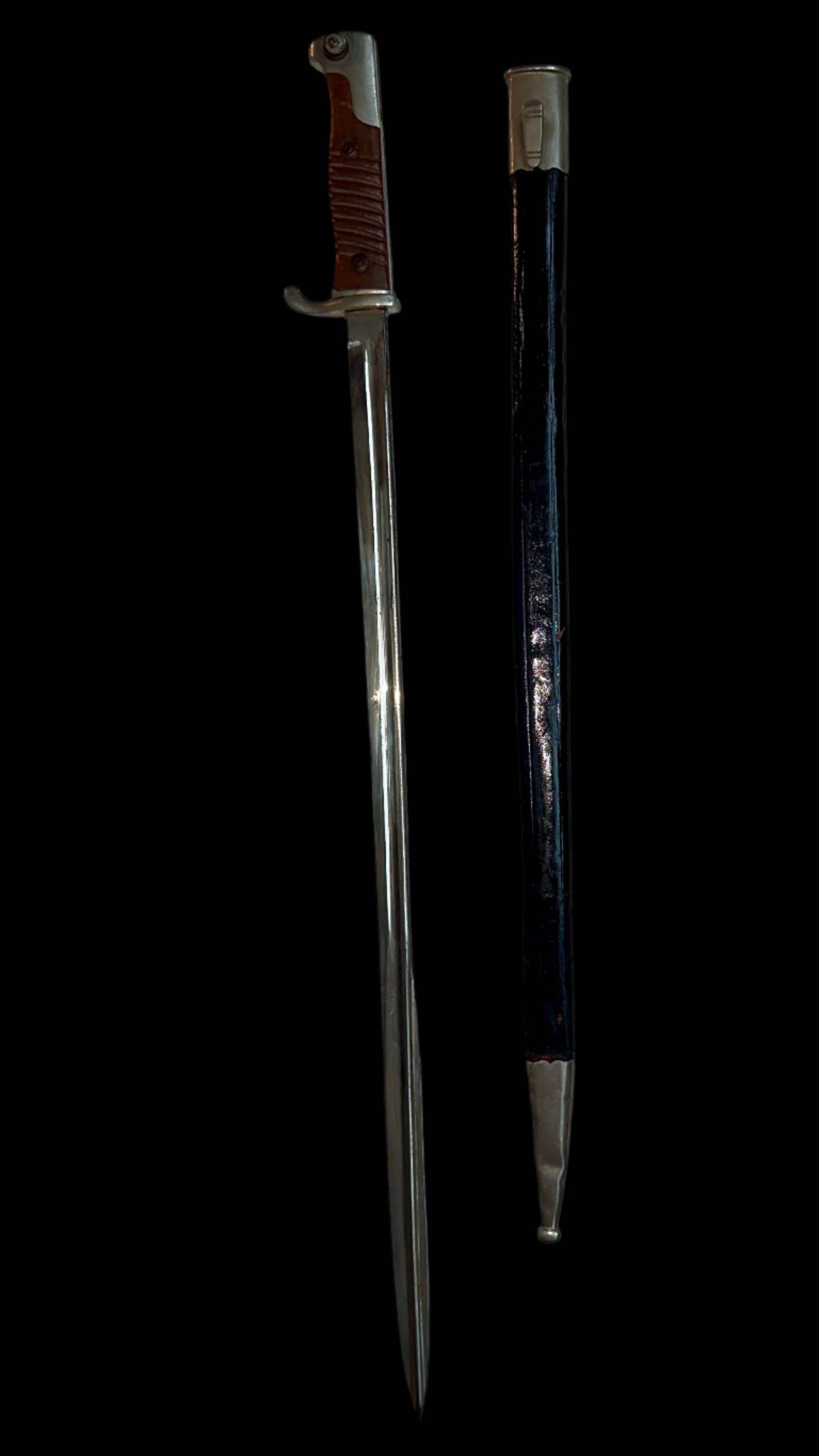 Pre-WWI German S98 Mauser Bayonet with Scabbard – 26.5 Inches