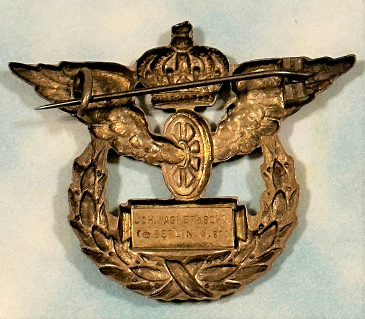 Germany Badge for 25 years Long Service in the Railway System for 25 years - Silver Hallmarking - Derrittmeister Militaria Group