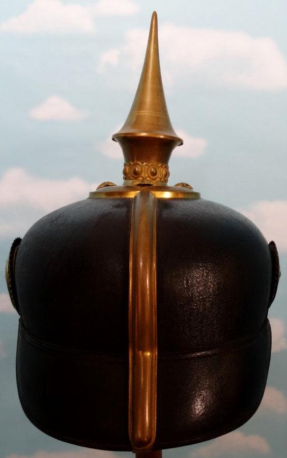Prussia Pickelhaube / Spiked Helmet for Officer in Infanterie Rgt NR 74, NR 77, NR 78, NR 164, or NR 165 - Derrittmeister Militaria
