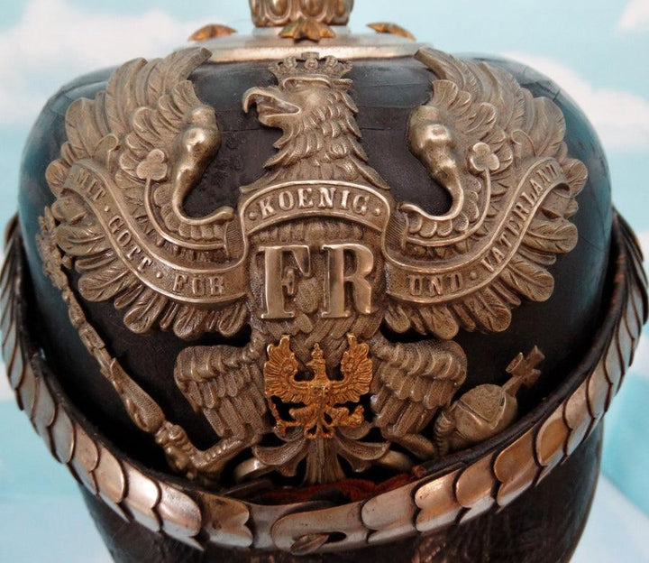 Prussia Pickelhaube / Spiked Helmet for Officer in Beamte (non military) - Derrittmeister Militaria