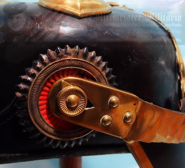 Wurttemberg Pickelhaube / Spiked Helmet for Reserve Officer in Infantrie - Derrittmeister Militaria