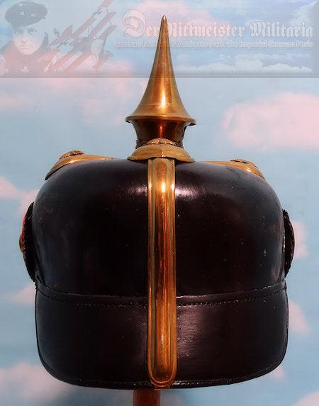 Wurttemberg Pickelhaube / Spiked Helmet for Reserve Officer in Infantrie - Derrittmeister Militaria