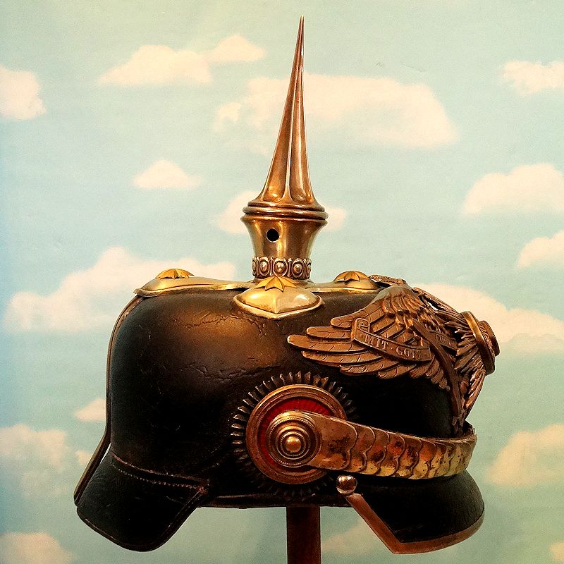 Prussia Picklehaube / Spiked Helmet for a General ala Suite or Flugeladjutant - Derrittmeister Militaria Group