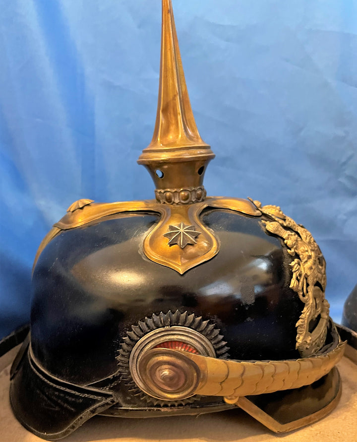 Bavaria Pickelhaube / Spiked Helmet for Officer in Reserve Infantry - Derrittmeister Militaria Group
